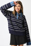 Hadley Striped Layered Sweater - Hallelu Clothing Boutique