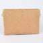 Ivory Faux Straw Envelope Clutch with Wrist Strap - Hallelu Clothing Boutique