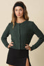 Kassidy Cable Knit Cardigan - Hallelu Clothing Boutique