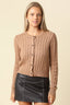 Kassidy Cable Knit Cardigan - Hallelu Clothing Boutique