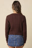 Kassidy Cable Knit Cardigan - Hallelu Clothing Boutique