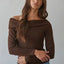 Knit Foldover Top - Hallelu Clothing Boutique