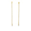 Long CZ Tennis Drop Earrings - Hallelu Clothing Boutique