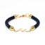 Madaket - Navy/Gold - Nautical Rope Bracelet - Hallelu Clothing Boutique