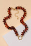 Marble Disc Stone Beaded Necklace