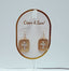 Matte Gold and Silver Cross .5" Squared Earring - Hallelu Clothing Boutique
