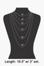 Metallic Clam Shell Chain Link Necklace - Hallelu Clothing Boutique