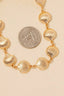 Metallic Clam Shell Chain Link Necklace - Hallelu Clothing Boutique