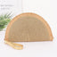 Metallic Faux Straw Clutch with Wrist Strap - Hallelu Clothing Boutique