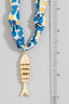 Metallic Pendant Knotted Bandana Necklace - Hallelu Clothing Boutique