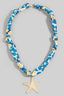 Metallic Pendant Knotted Bandana Necklace - Hallelu Clothing Boutique
