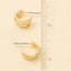 Mini Three Line Pearl Bead Hoop Earrings - Hallelu Clothing Boutique