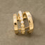 Mini Three Line Pearl Bead Hoop Earrings - Hallelu Clothing Boutique
