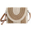 Mixed Stripe Straw Clutch & Crossbody Bag - Hallelu Clothing Boutique
