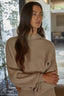 Mock Neck Maxi Sweater Dress
