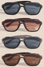 Modern Plastic Aviator Frame Sunglasses Set - Hallelu Clothing Boutique