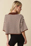 Natalia Stripe Loose Knit Top - Hallelu Clothing Boutique