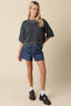 Natalia Stripe Loose Knit Top - Hallelu Clothing Boutique
