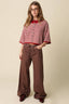 Natalia Stripe Loose Knit Top - Hallelu Clothing Boutique