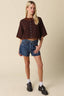Natalia Stripe Loose Knit Top - Hallelu Clothing Boutique