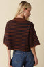 Natalia Stripe Loose Knit Top - Hallelu Clothing Boutique