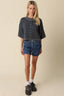 Natalia Stripe Loose Knit Top - Hallelu Clothing Boutique