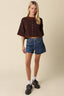 Natalia Stripe Loose Knit Top - Hallelu Clothing Boutique