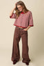 Natalia Stripe Loose Knit Top - Hallelu Clothing Boutique