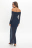 Navy Sheer Dress - Hallelu Clothing Boutique