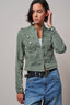 Olive Military Button Jacket - Hallelu Clothing Boutique