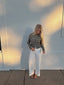 Olive Military Button Jacket - Hallelu Clothing Boutique