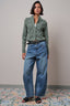 Olive Military Button Jacket - Hallelu Clothing Boutique