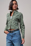 Olive Military Button Jacket - Hallelu Clothing Boutique