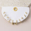 Pearl And Hammered Mini Hoop Earring Set - Hallelu Clothing Boutique