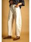 Pinstripe High-Waist Barrel Jeans - Hallelu Clothing Boutique