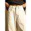 Pinstripe High-Waist Barrel Jeans - Hallelu Clothing Boutique