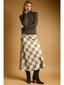 Plaid Bias Maxi Skirt
