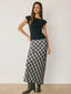 Plaid Chiffon Maxi Skirt - Hallelu Clothing Boutique