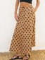 Polka Dot Flared Maxi Skirt - Hallelu Clothing Boutique