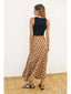 Polka Dot Flared Maxi Skirt - Hallelu Clothing Boutique