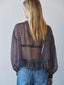 Polka Dot Mock Top - Hallelu Clothing Boutique