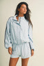 Polka Dot Side Stripe Jacket - Hallelu Clothing Boutique