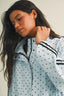 Polka Dot Side Stripe Jacket - Hallelu Clothing Boutique