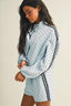 Polka Dot Side Stripe Jacket - Hallelu Clothing Boutique