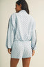 Polka Dot Side Stripe Jacket - Hallelu Clothing Boutique