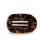 Round Flat Hair Clip | Small | Tortoise - Hallelu Clothing Boutique