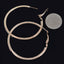 Round Rhinestone Hoop Earrings - Hallelu Clothing Boutique
