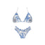 Ruched Triangle Bikini Set