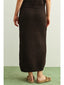 Brown Crochet Skirt