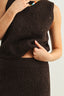 Brown Crochet Skirt